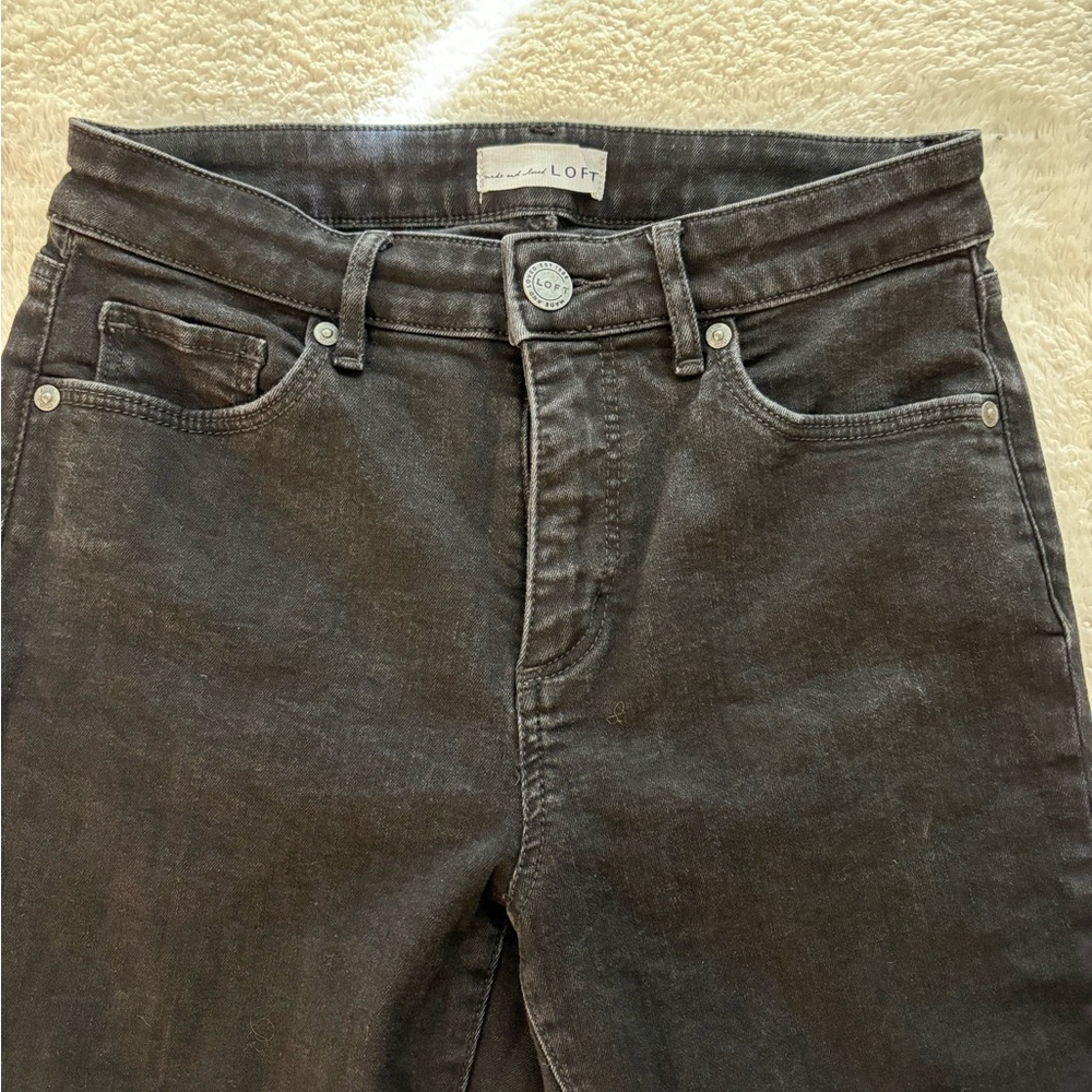 Loft Petite Curvy High Waist Skinny